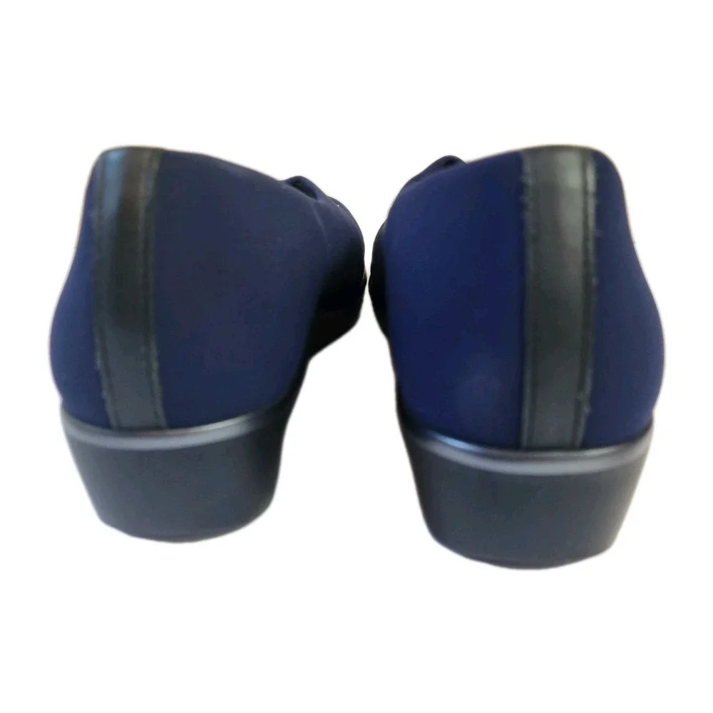 SAS Womans Tripad Comfort Wedge Loafer Blue Microfiber‎ Slip On Shoe Size 9.5 N